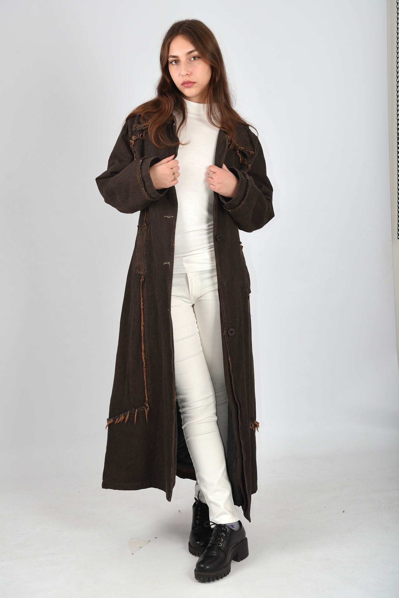 CAPPOTTO JEANS VINTAGE MADE IN ITALY