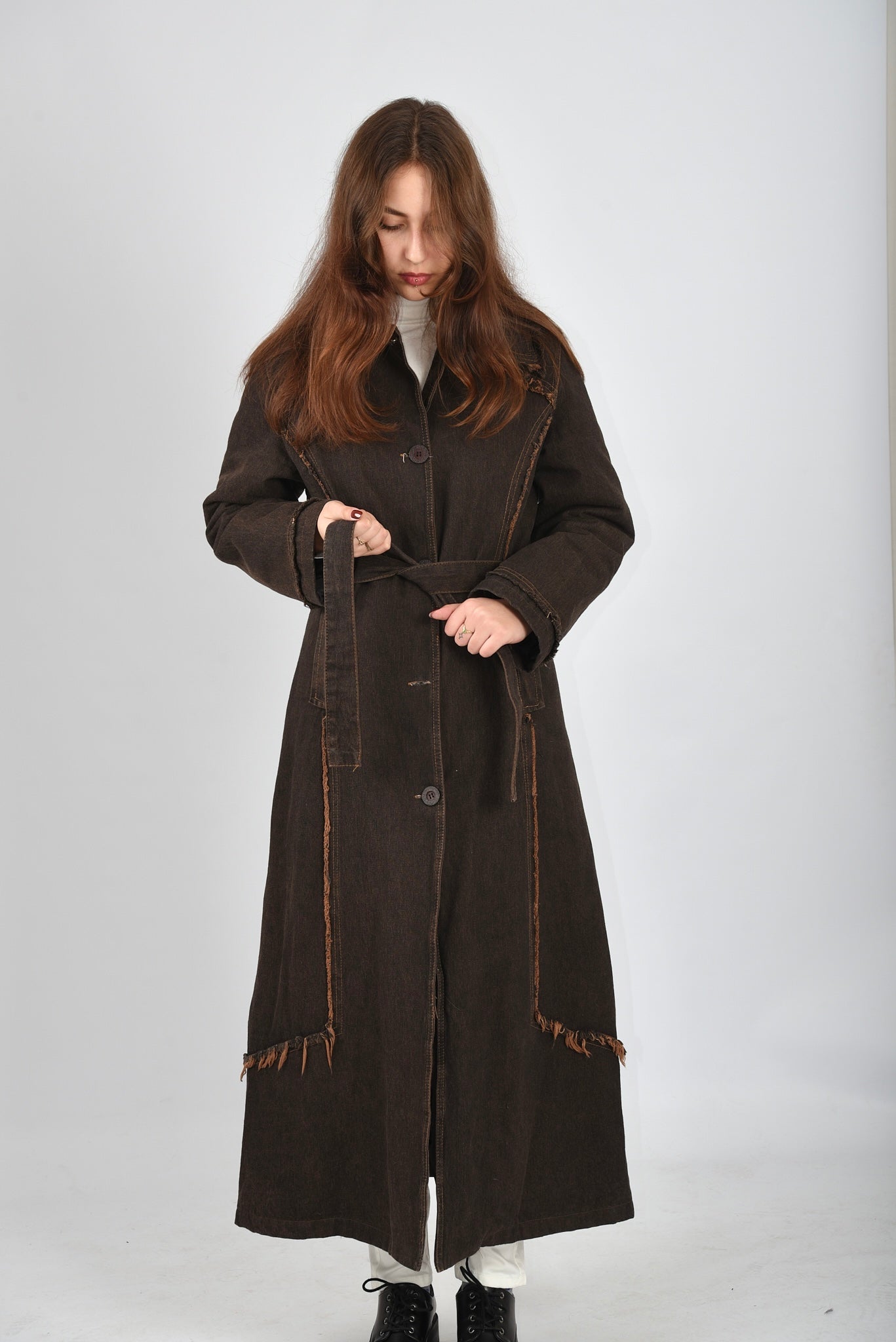 CAPPOTTO JEANS VINTAGE MADE IN ITALY