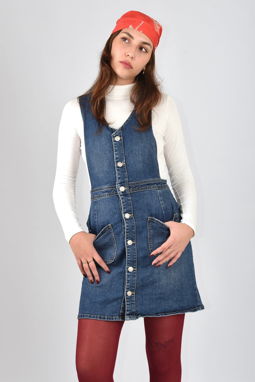 SALOPETTE GONNA-MINI JEANS