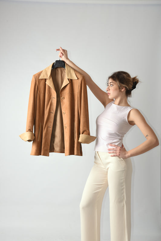 GIACCA VERA PELLE SHEARLING  MADE IN ITALY