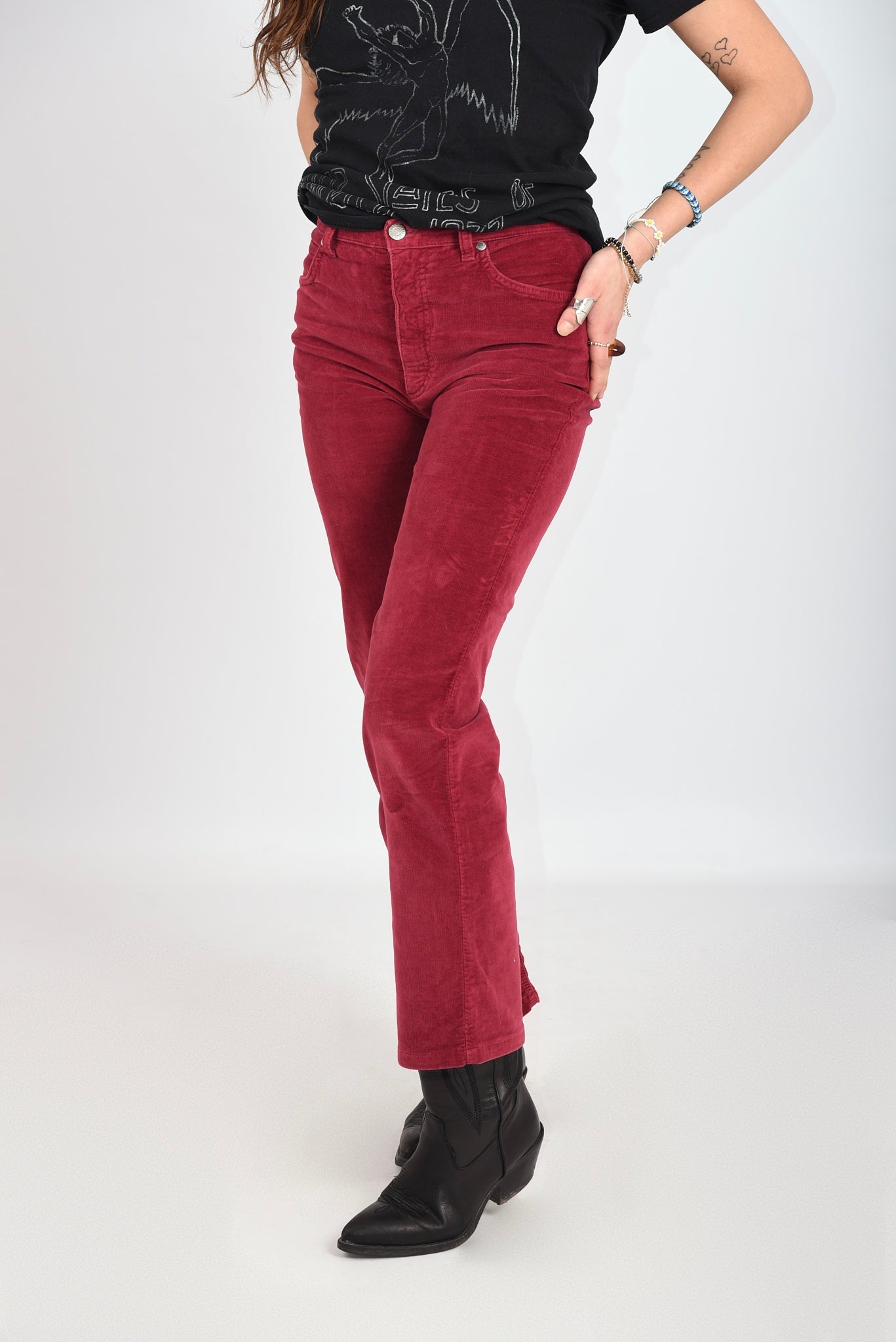 PANTALONE VELLUTO FIRMATO "LES COPAINS"