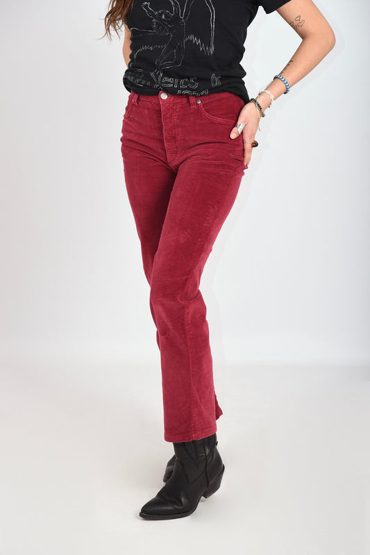 PANTALONE VELLUTO FIRMATO "LES COPAINS"