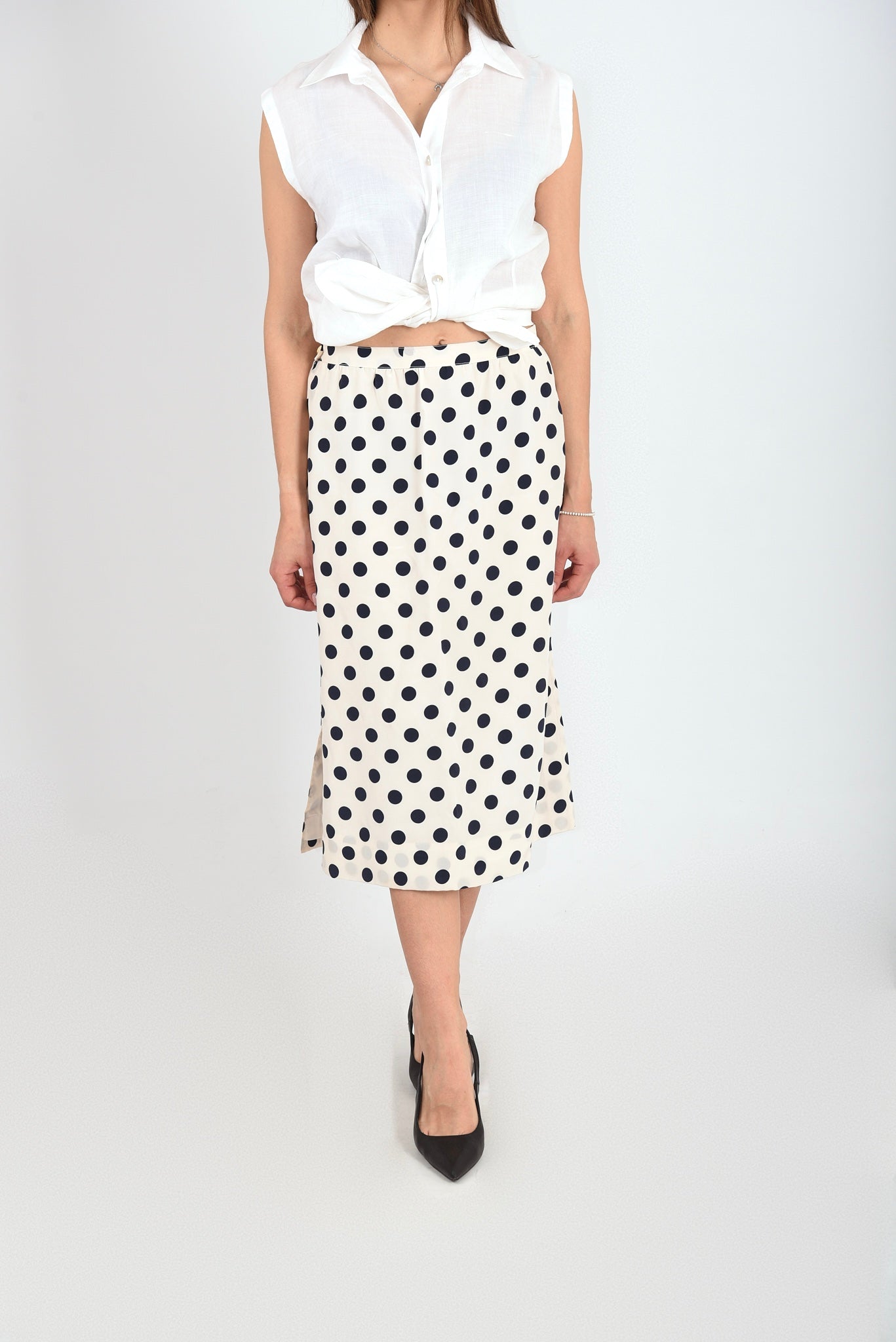 GONNA MIDI SARTORIALE MADE IN ITALY&nbsp;