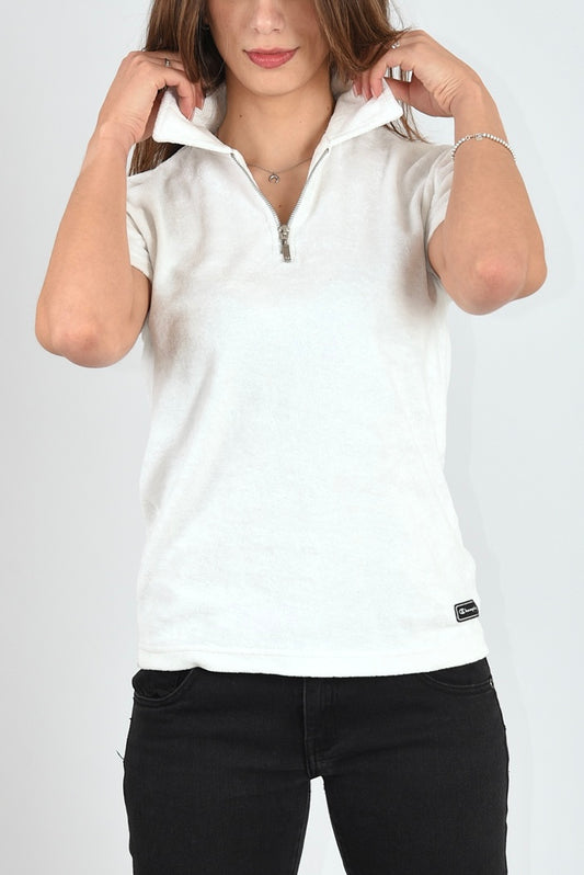 POLO BIANCA IN SPUGNA "CHAMPION"