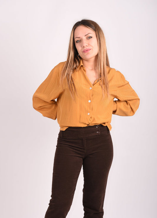 CAMICIA VINTAGE PURA SETA "ALBA FORNARI"